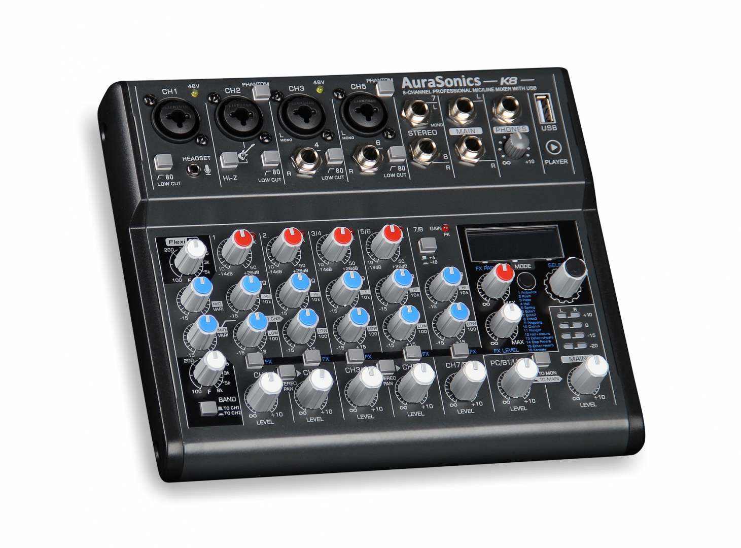 AuraSonics K8 компактный микшерный пульт в Гаврилов-Яме