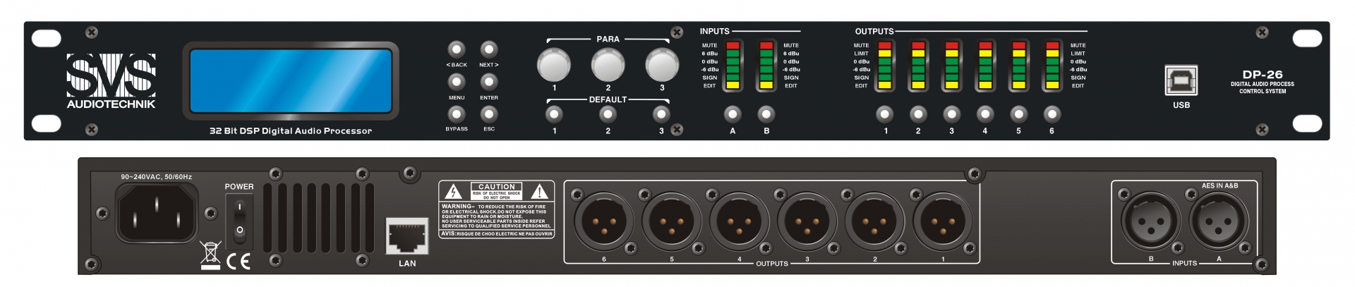 SVS Audiotechnik DP-26 Цифровой процессор: 2 входа 6 выходов в Гаврилов-Яме