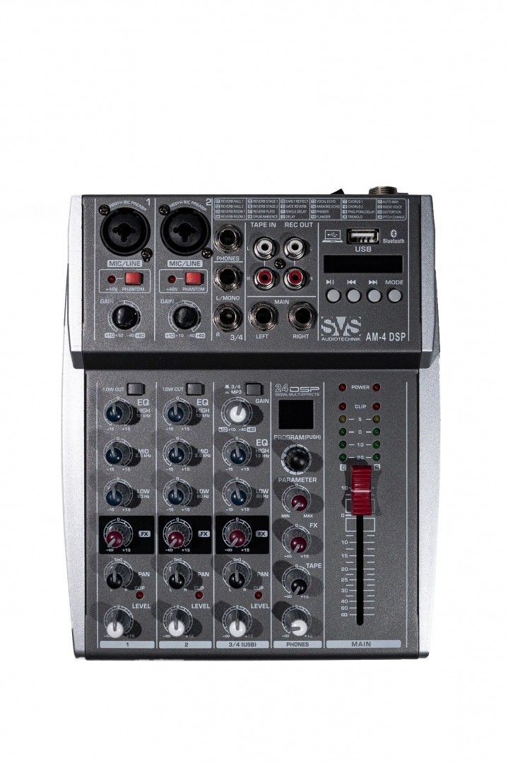 SVS Audiotechnik mixers AM-4 DSP Аналоговый микшерный пульт, 4-канала в Гаврилов-Яме