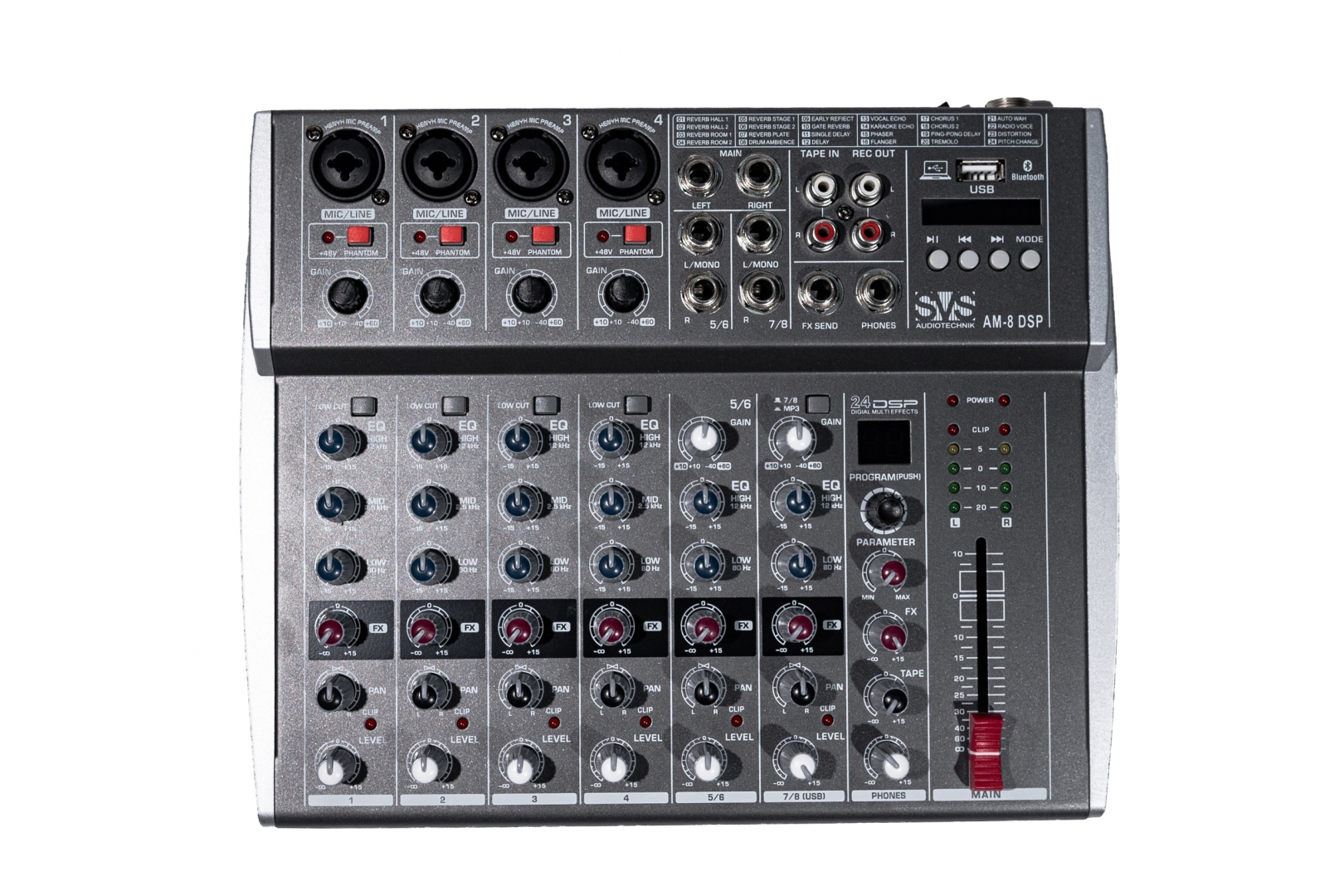SVS Audiotechnik mixers AM-8 DSP Микшерный пульт аналоговый, 8-канальный в Гаврилов-Яме